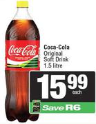 Coca Cola Original Soft Drink-1.5L