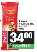 Beacon Chocolate Slab Assorted-For 2 x 80g