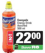Energade Energy Drink Assorted-For 2 x 500ml
