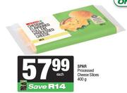 Spar Processed Cheese Slices-400g