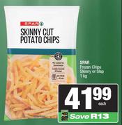 Spar Frozen Chips Skinny Or Slap-1Kg