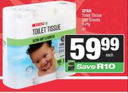 Spar Toilet Tissue 350 Sheets 2 Ply-9s