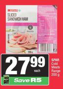 Spar Cold Meats Range-200g