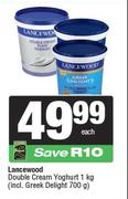Lancewood Double Cream Yoghurt-1Kg