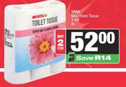 Spar Mini Toilet Tissue 1 Ply-For 2 x 9s
