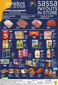 President Hyper : Super SASSA Savings For Everyone (02 June - 07 June 2026)
