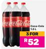 Coca Cola-For 3 x 1.5Ltr