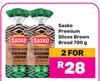 Sasko Premium Sliced Brown Bread-For 2 x 700g