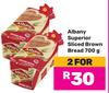 Albany Superior Sliced Brown Bread-For 2 x 700g