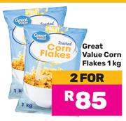 Great Value Corn Flakes-For 2 x 1Kg