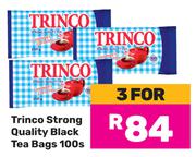Trinco Strong Quality Black Tea Bags-For 3 x 100's Pack