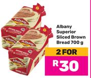Albany Superior Sliced Brown Bread-For 2 x 700g