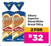 Albany Superior Sliced White Bread-For 2 x 700g