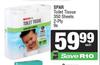 Spar Toilet Tissue 350 Sheets 2 Ply-9s