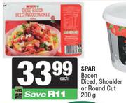Spar Bacon Diced, Shoulder Or Round Cut-200g