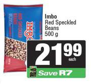 Imbo Red Speckled Beans-500g