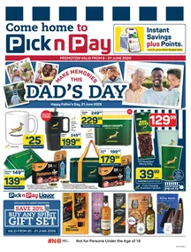 Pick n Pay : Make Memories This Dad's Day (08 June - 21 June 2026)