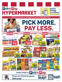 Pick n Pay Hypermarket : Pick More, Pay Less (08 June - 06 July 2026)