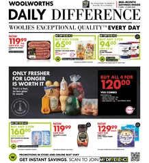 Woolworths Western Cape & Eastern Cape : Daily Difference (08 June - 21 June 2026)
