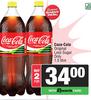 Coca Cola Original Less Sugar Only-For 2 x 1.5L