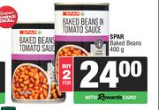 Spar Baked Beans-For 2 x 400g