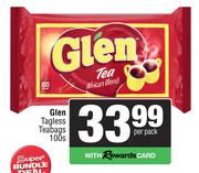 Glen Tagless Teabags-100s Per Pack