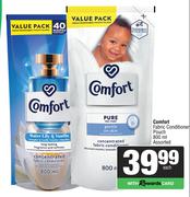 Comfort Fabric Conditioner Pouch Assorted-800ml