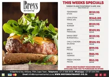 Breys Meat Market : Specials (09 June - 13 June 2026)