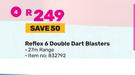 Zuru X-Shot Reflex 6 Double Dart Blasters 832792