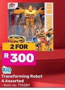 Kid Connection Transforming Robot 4 Assorted 776589-For 2