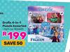 Grafix 4 In 1 Puzzle Assorted 826620