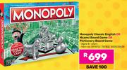 Monopoly Classic English Or Mzansi Board Game Or Pictionary Board Game 817870/751182/850032638
