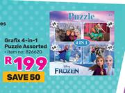 Grafix 4 In 1 Puzzle Assorted 826620