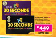 30 Seconds Junior Or Adult Board Game 563106/162286