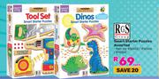 RGS Smart Starter Puzzles Assorted 836453/814366/814368-Each