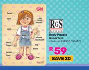 RGS Body Puzzle Assorted 814362/814375