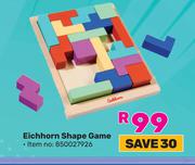 Eichhorn Shape Game 850027926
