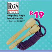 RGS Skipping Rope Wood Handle 814937