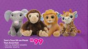 Tom's Toys 28cm Plush Toys Assorted 836893/836890/836908/836914