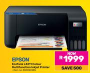 Epson Eco Tank L3211 Colour Multifunction Inkjet Printer 850022285