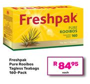 Freshpak Pure Rooibos Tagless Teabags 160 Pack