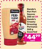 Nando's Peri Peri Sauces 250ml Or Nando's Creamy Dressing Perinaise 265g-Each