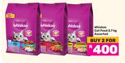 Whiskas Cat Food Assorted-For 2 x 2.7Kg