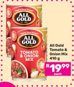 All Gold Tomato & Onion Mix-410g