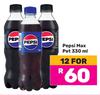 Pepsi Max Pet-For 12 x 330ml