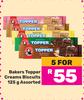 Bakers Topper Creams Biscuits Assorted-For 5 x 125g