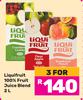 Liqui Fruit 100% Fruit Juice Blend-For 3 x 2Ltr