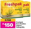 Freshpak Pure Rooibos Tagless Teabags-For 3 x 80's Pack