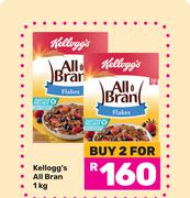 Kellogg's All Bran Flakes-For 2 x 1Kg