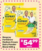 Nespray FortiGrow Medium Cream Dairy Powder Blend-400g